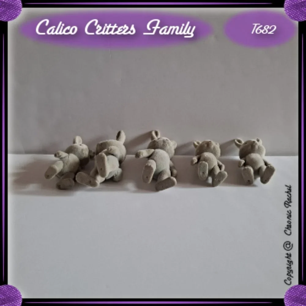 Grey Babblebrook Rabbit Family
